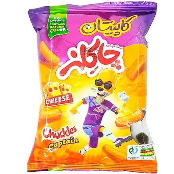 چاكلز-اسنك كاپيتان پسبزي30عدد65گرم