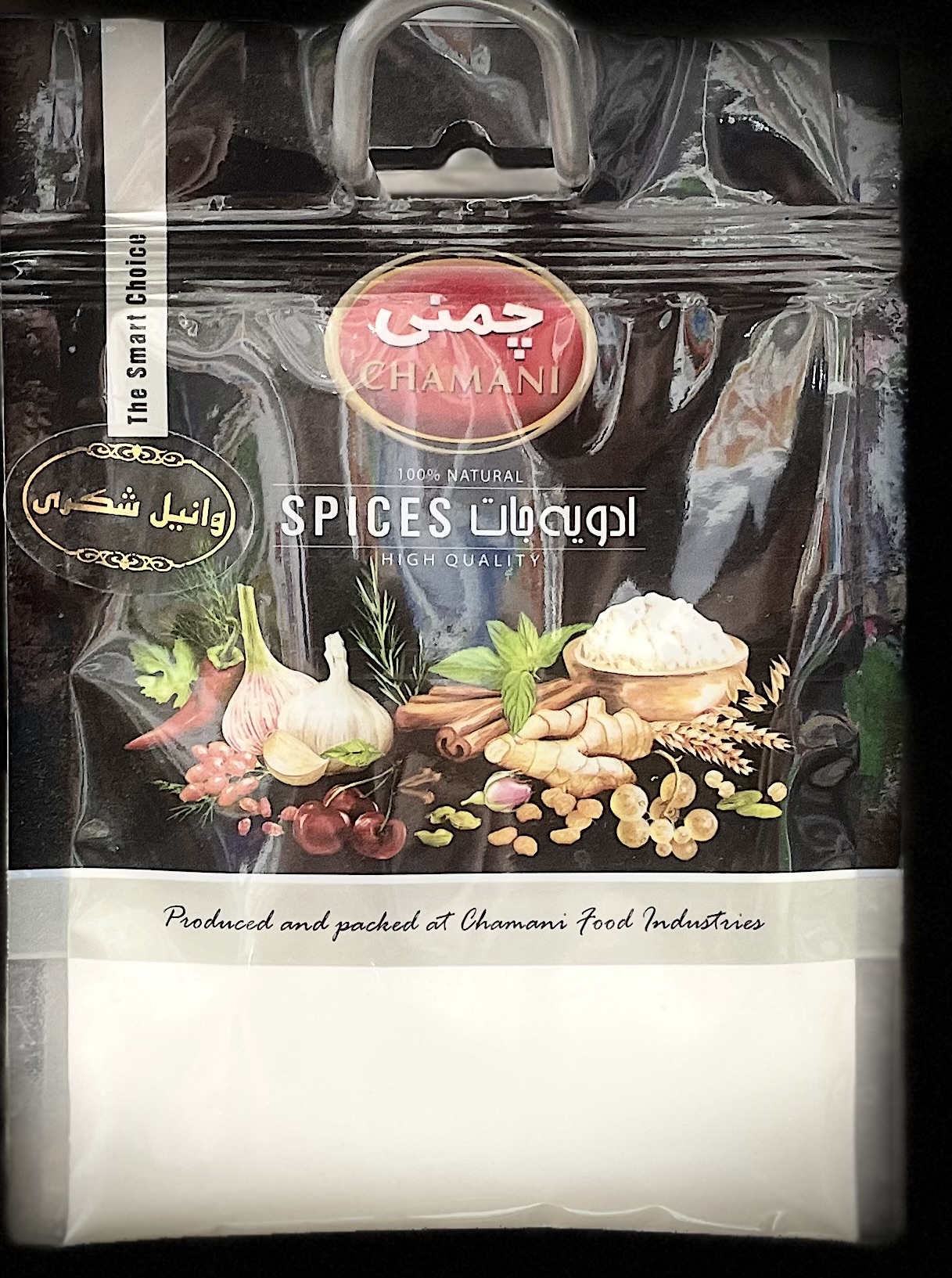 چمنی-وانیل شکری(۲۵/۵۰ گرم)