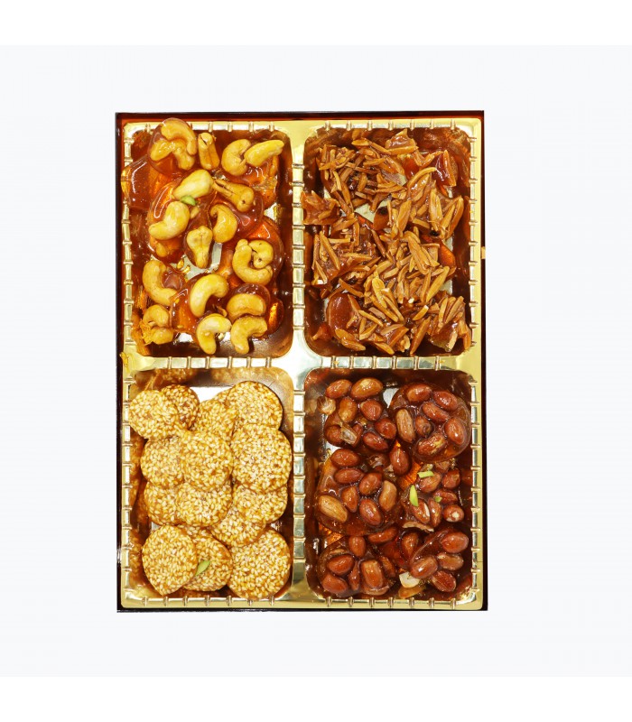پايتخت-سوهان عسلي چهارمغز فردين پاكتي300گ					