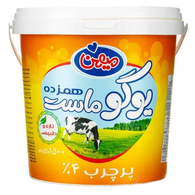 لبنيات ميهن-يوگو1500پرچرب جديد					