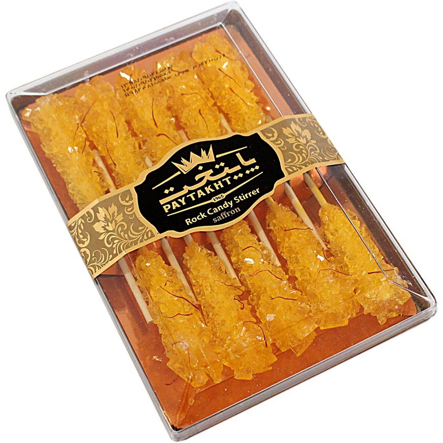 پايتخت-نبات چوبي زعفراني-ظ-كريستال كوچك10ع					