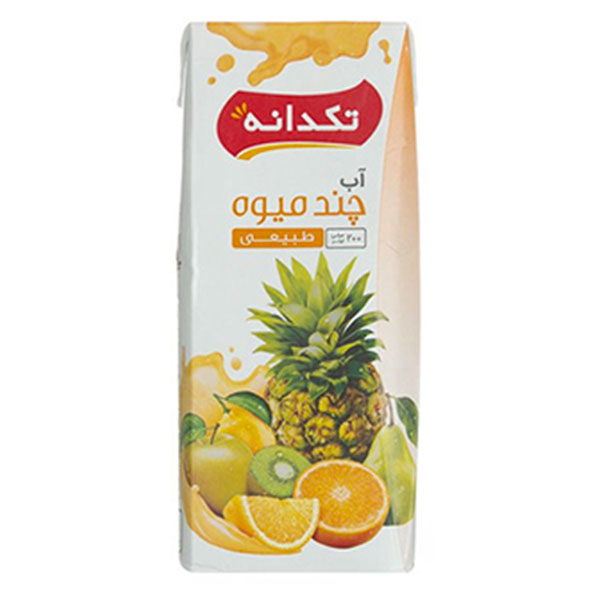 تكدانه-200سي سي چند ميوه					