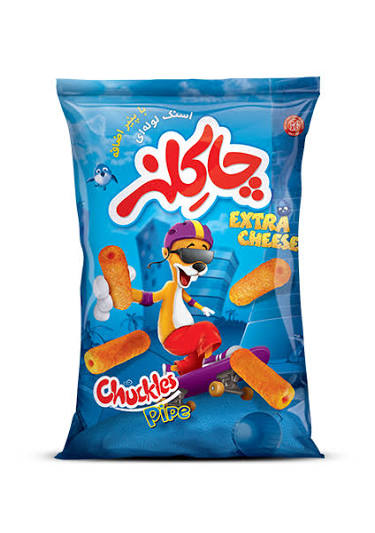 چاكلز-اسنك لوله اي30عددي65گرم				