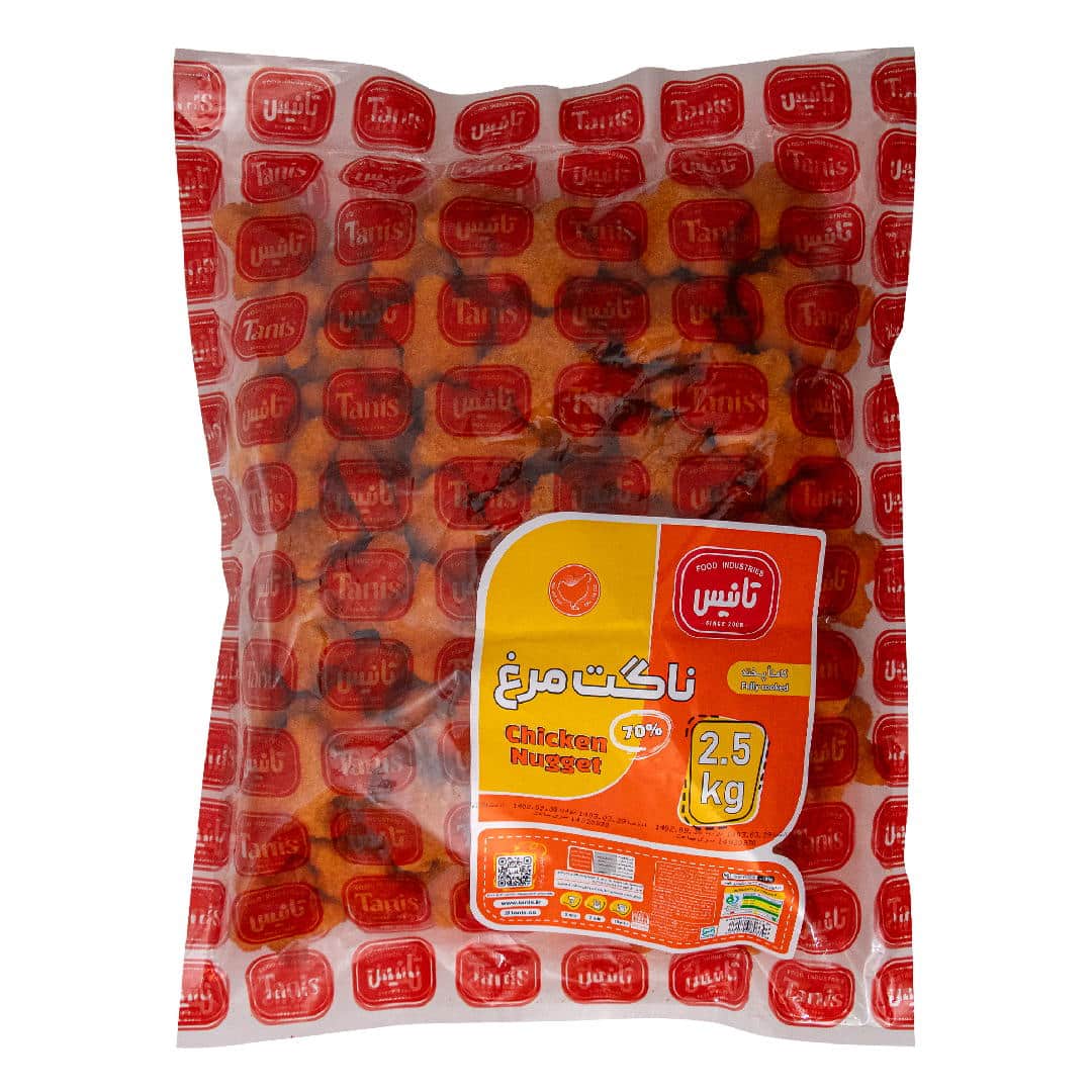 تانيس*ناگت مرغ فله 2.5كيلويي					